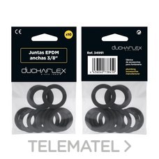 JUNTA GOMA PLANA ANCHA P/RAC.1"-30x20x2,5mm (PxBLISTER)