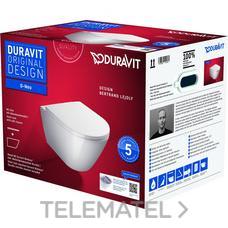 PACK DURAVIT D-NEO INODORO SUSPENDIDO 45770900A1:
- INODORO SUSPENDIDO 257709
- ASIENTO Y TAPA C/CIERRE AMORTIGUADO 002169