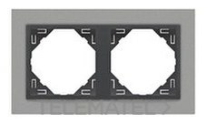 EFAPEL MARCO DOBLE ALUMINIO/GRIS LOGUS 90 ANIMATO