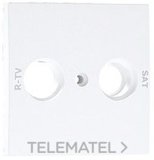 EFAPEL TAPA PARA TOMA MULTIMARCAS R-TV-SAT 2SAL NEGRA MAT LOGUS 90