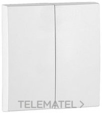 EFAPEL TECLA DOBLE LOGUS 90 ALUMINIO