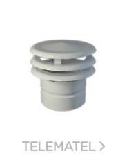 FIG 127 TUBO DEFLECTOR 3 ALAS ALUMINIO BLANCO