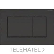 GEBERIT PULSADOR SIGMA30 PARA DOBLE DESCARGA NEGRO, NEGRA MATE