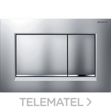 GEBERIT PULSADOR SIGMA20 PARA DOBLE DESCARGA LACADO CROMADO MATE