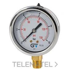 MANOMETRO GLICERINA 0-10kg. 3822.010 - Imagen 3