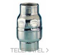 VALVULA RETENCION CROMAX 1 2440.06 AISI 304 - Imagen 2