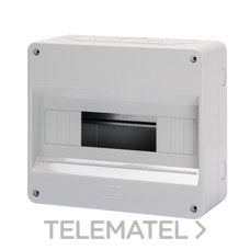 GEWISS CAJA SUPERFICIE 12+1 MOD SIN PUERTA PAREDES CON AGUJEROS TROQUELADOS PREPARADO PARA ALOJAR REGLETAS - IP40