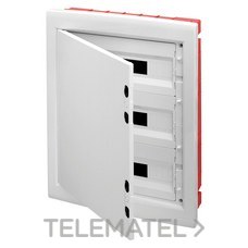 GEWISS CAJA DISTRIBUCION PROTEGIDA DE EMPOTRAR - PUERTA CIEGA CON BASTIDOR EXTRAIBLE - 54 (18x3) MODULOS IP40
