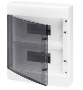GEWISS CAJA SUPERFICIE 24 (12x2) MOD PUERTA AHUMADA DECORATIVA PREPARADO PARA ALOJAR REGLETAS - IP40 - Imagen 2