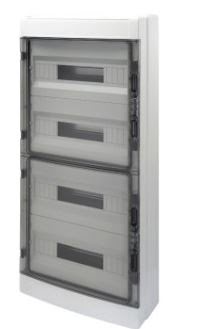 GEWISS CUADRO DISTRIBUCION CON PANELES TROQUELADOS Y BASTIDOR EXTRAIBLE - PREPARADO PARA ALOJAR REGLETAS - (18X4) 72M IP65 - Imagen 2