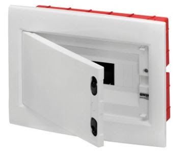 GEWISS CAJA DISTRIBUCION PROTEGIDA DE EMPOTRAR - PUERTA CIEGA CON BASTIDOR EXTRAIBLE - 12 MODULOS IP40 - Imagen 2