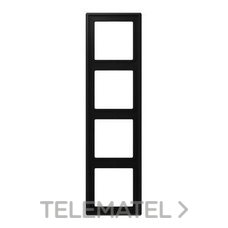 JUNG MARCO CUADPL.81x294mm LS 990 NEGRO MATE .HZ.O VT. - Imagen 3