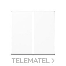 JUNG TECLA DOBLE BLANCO ALPINO A595WW