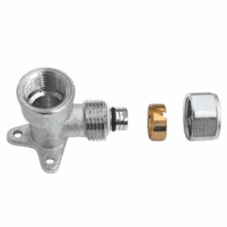 PEX MULTICAPA CODO PLACA 16 X 1/2"