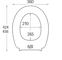 ESTOLI ASIENTO INODORO REINA BL.966 - Imagen 2