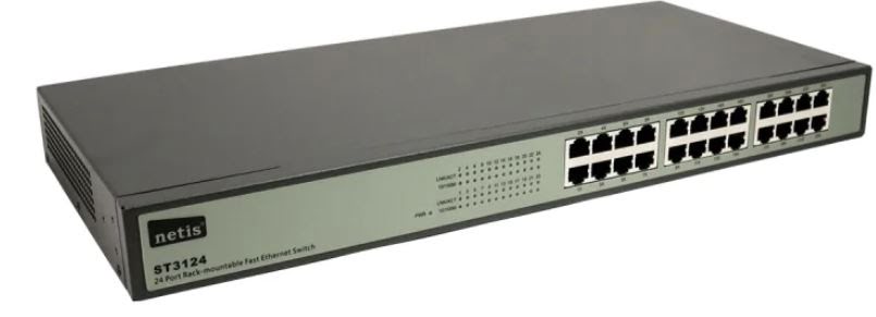 SWITCH 24 RJ45 10/100 BT 19" (ST-3124) - Imagen 2