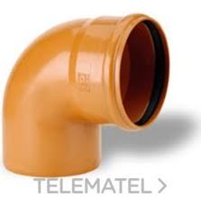 CODO 87º PVC 200mm TEJA - Imagen 2