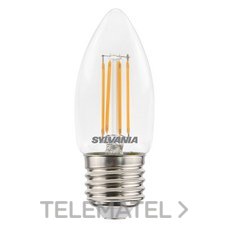 SYLVANIA LAMPARA TOLEDO RT CANDLE V5 CL DIM 470LM 827 E27 SL 4,5W
