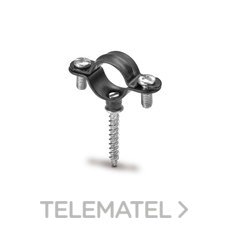 ABRAZADERA GASMICA NEGRA M6 - 15mm - Imagen 2