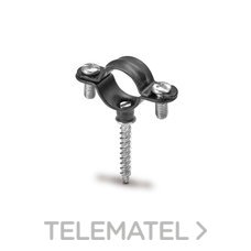 ABRAZADERA GASMICA NEGRA M6 - 22mm - Imagen 2