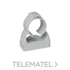 ABRAZADERA CIERRE A PRESION GRIS 32-35mm - Imagen 2