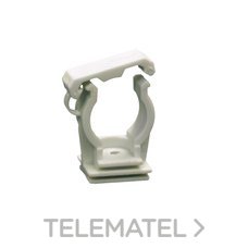 ABRAZADERA CLIP CIERRE GRIS 25mm - Imagen 2