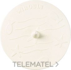 WIRQUIN TAPON FRISBY BLANCO - Imagen 2
