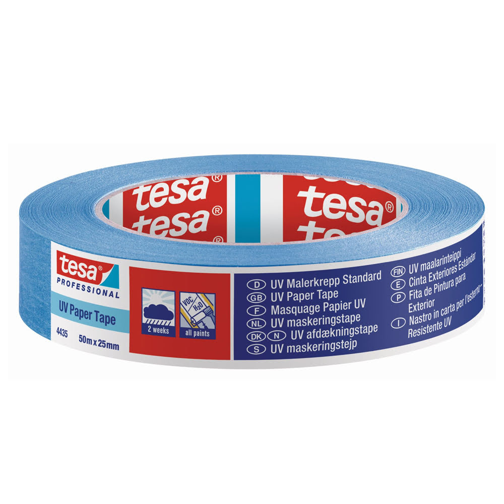 TESA 4435 PINTURA EN EXTERIORES (2 SEMANAS) 50M X 25MM