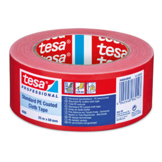 TESA 4688 CINTA DE TEJIDO GAFFER 25M X 50MM ROJA