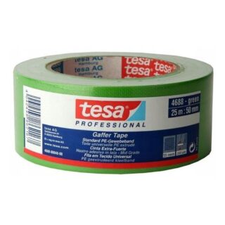 TESA 4688 CINTA DE TEJIDO GAFFER 25M X 50MM VERDE