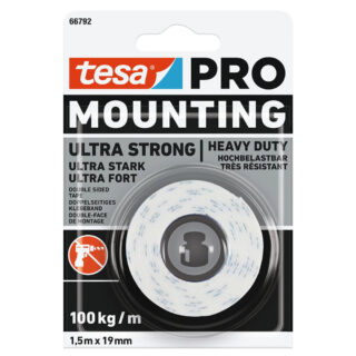 TESA 66792 MOUNTING PRO ULTRA STRONG TESA PRO MOUNTING ULTRA FUERTE 1,5MX19MM