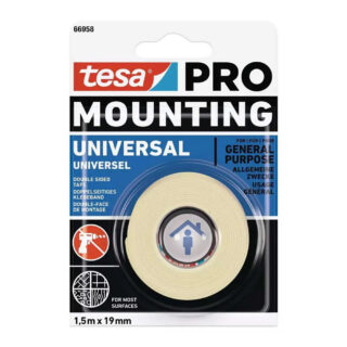 TESA 66958 MOUNTING PRO UNIVERSAL TESA PRO MOUNTING UNIVERSAL 1,5MX19MM