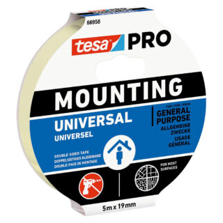TESA 66958 MOUNTING PRO UNIVERSAL TESA PRO MOUNTING UNIVERSAL 5MX19MM