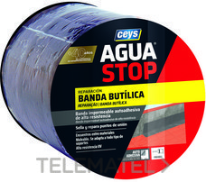 CEYS AGUA STOP BANDA BUTILICA GRIS 15CMx10M