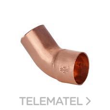 40 Cu CODO 45 COBRE MH, 18 mm. - Imagen 3