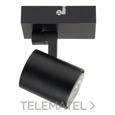 PROYECTOR KAPLAN 1 FOCO GU10 NEGRO