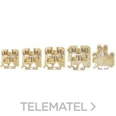 MAXGE BORNA DE CONEXION CARRIL DIN 1.5 - 16mm² 57A GRIS