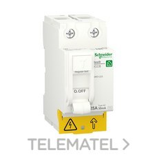 SCHNEIDER DOMAE INTERRUPTOR AUTOMÁTICO RESI9 ID 2P 25A 30mA AC