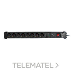 BASE EXTRAPOWER 8 TOMAS 1,5m 3G1,5 GRIS/NEGRO FAJIN - Imagen 2