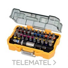 DEWALT JUEGO PUNTAS INOX HEXAGONAL + ADAPTADOR (32UDS)