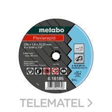 METABO DISCO CORTE INOX 115x1 A60-R - Imagen 4