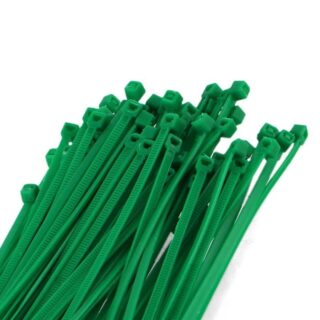 QF IRONSIDE BRIDA NILON DENTADA GBN VERDE 4,8 X 280 MM 100UDS