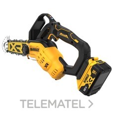 DEWALT SIERRA DE PODA SIN ESCOBILLAS XR 18V CON 1 BATERÍA LI-ION 5Ah