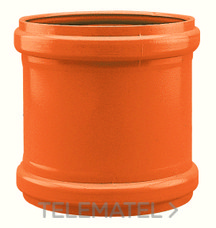 MANGUITO PVC 110mm TEJA