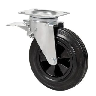 RUEDA CONTENEDOR BASURA 200KG CON FRENO TW0315